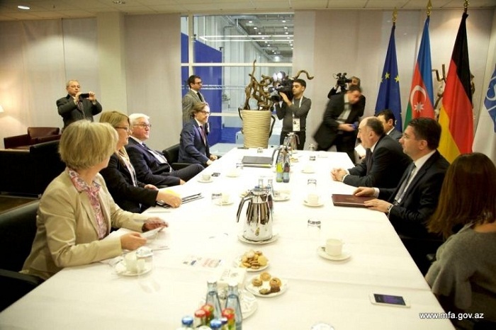 Azerbaijani, German FMs meet in Hamburg